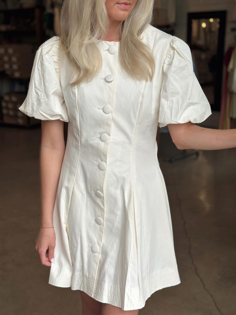 Preppy Button Down Mini dress