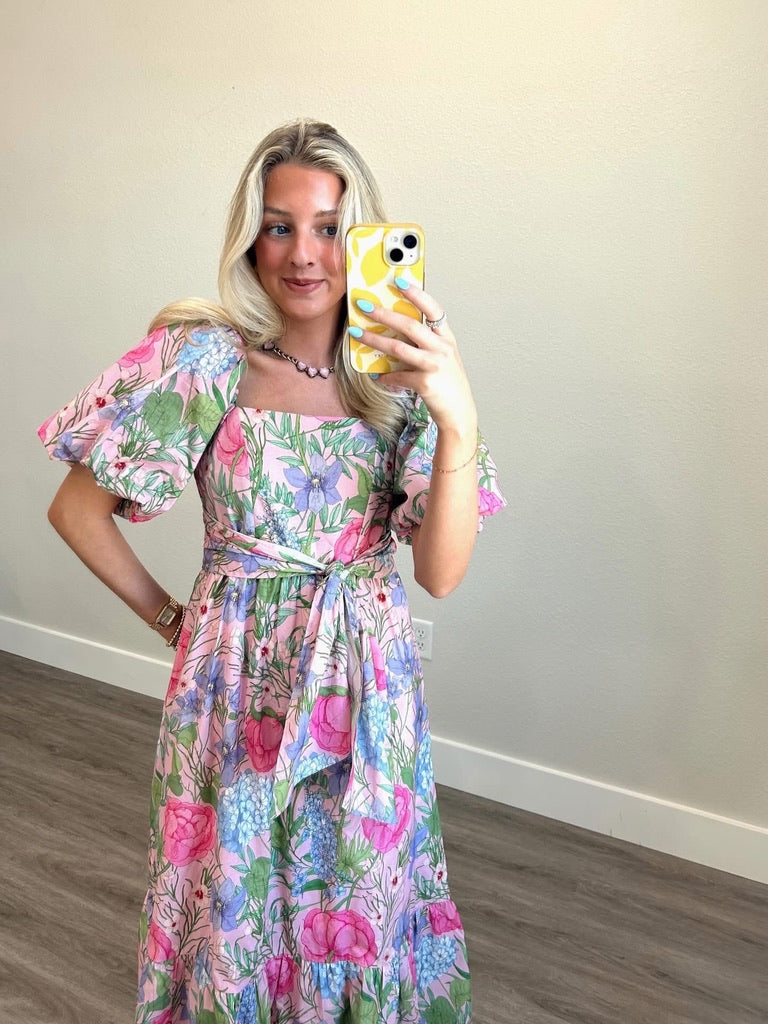 Pink Gardenia Maxi dress