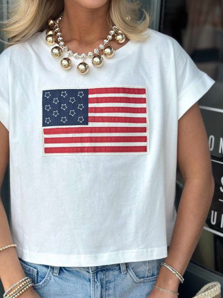 Stars and Stripes top