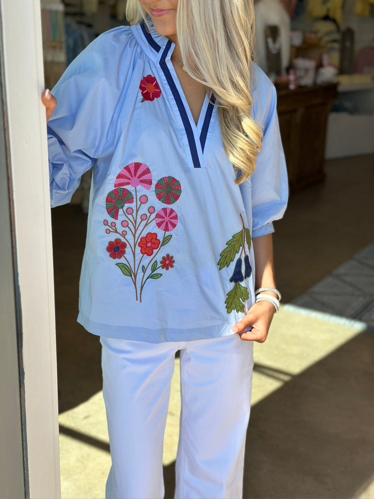 Emily Embroidered top