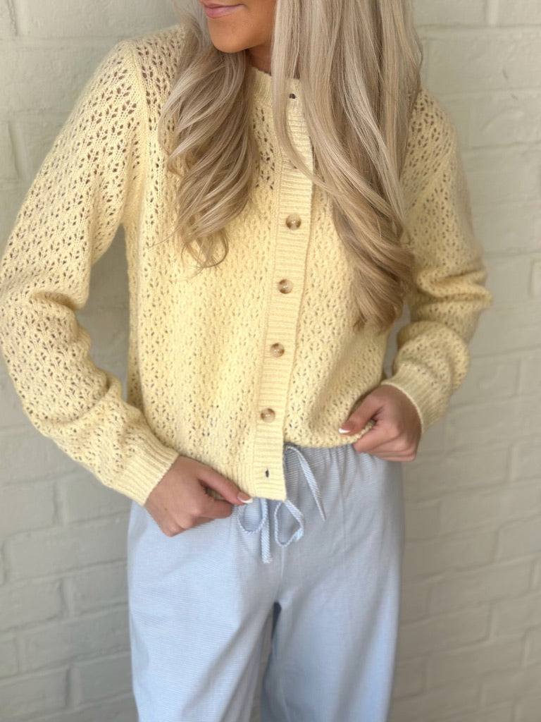 Lolly Yellow cardigan
