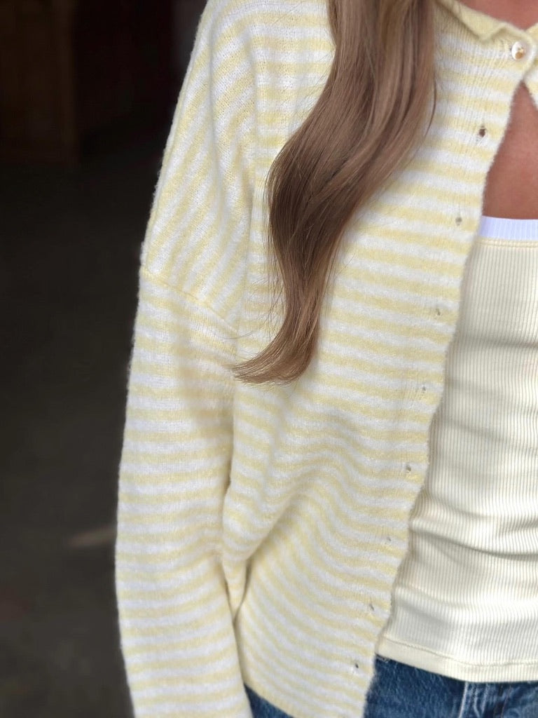 Piper Cardigan top - Yellow