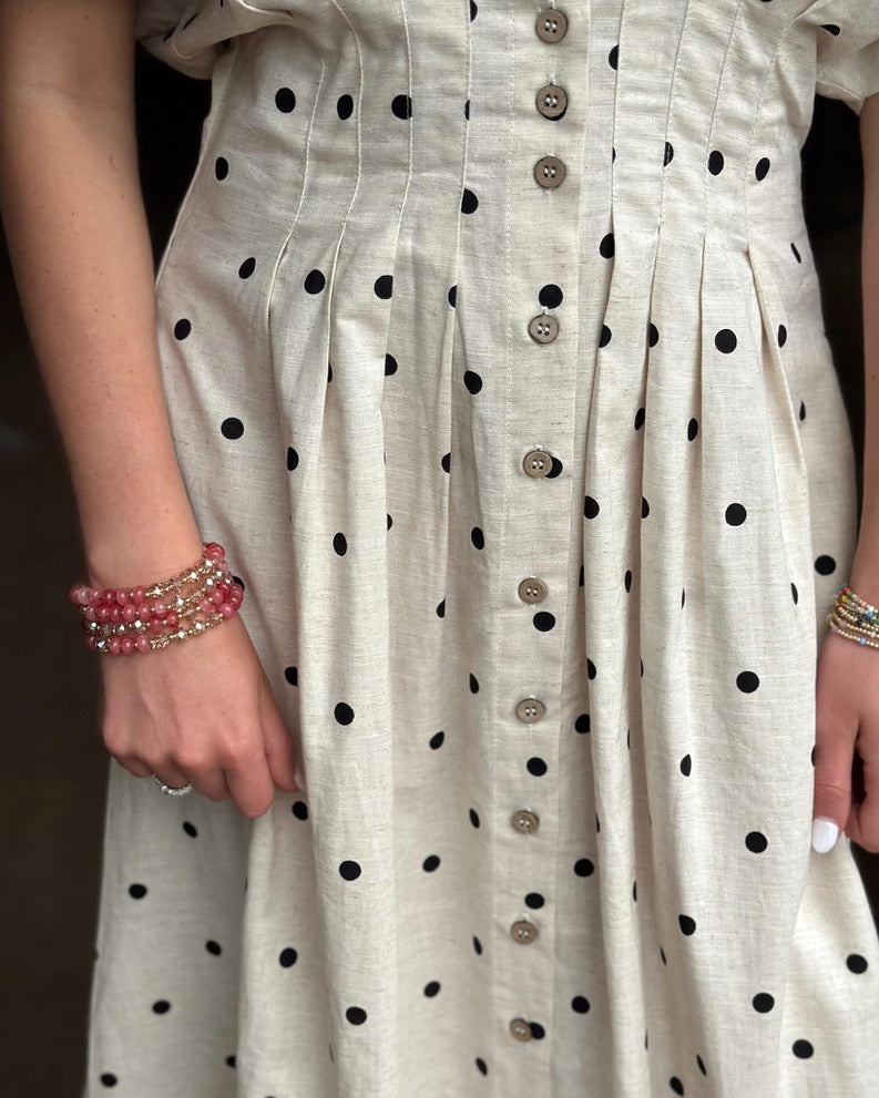 Polka Dot Dreaming Midi dress