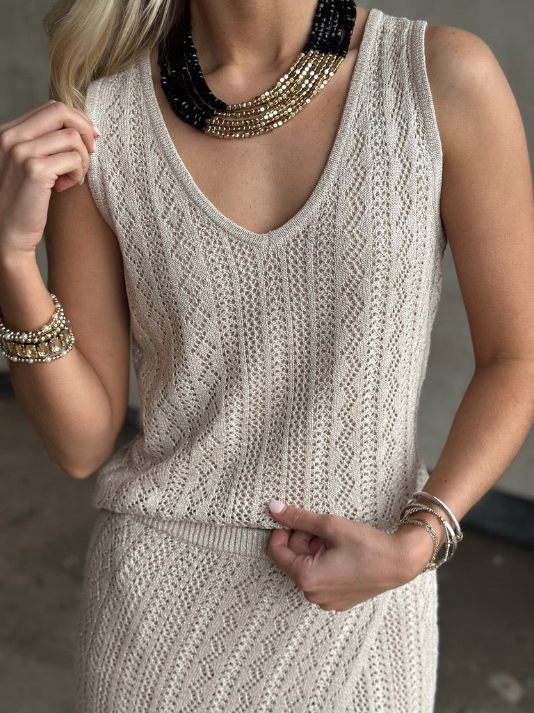 Glimmer Sweater Tank top
