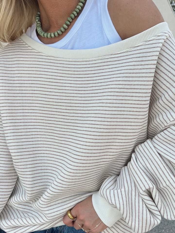 Neutral Off the Shoulder top