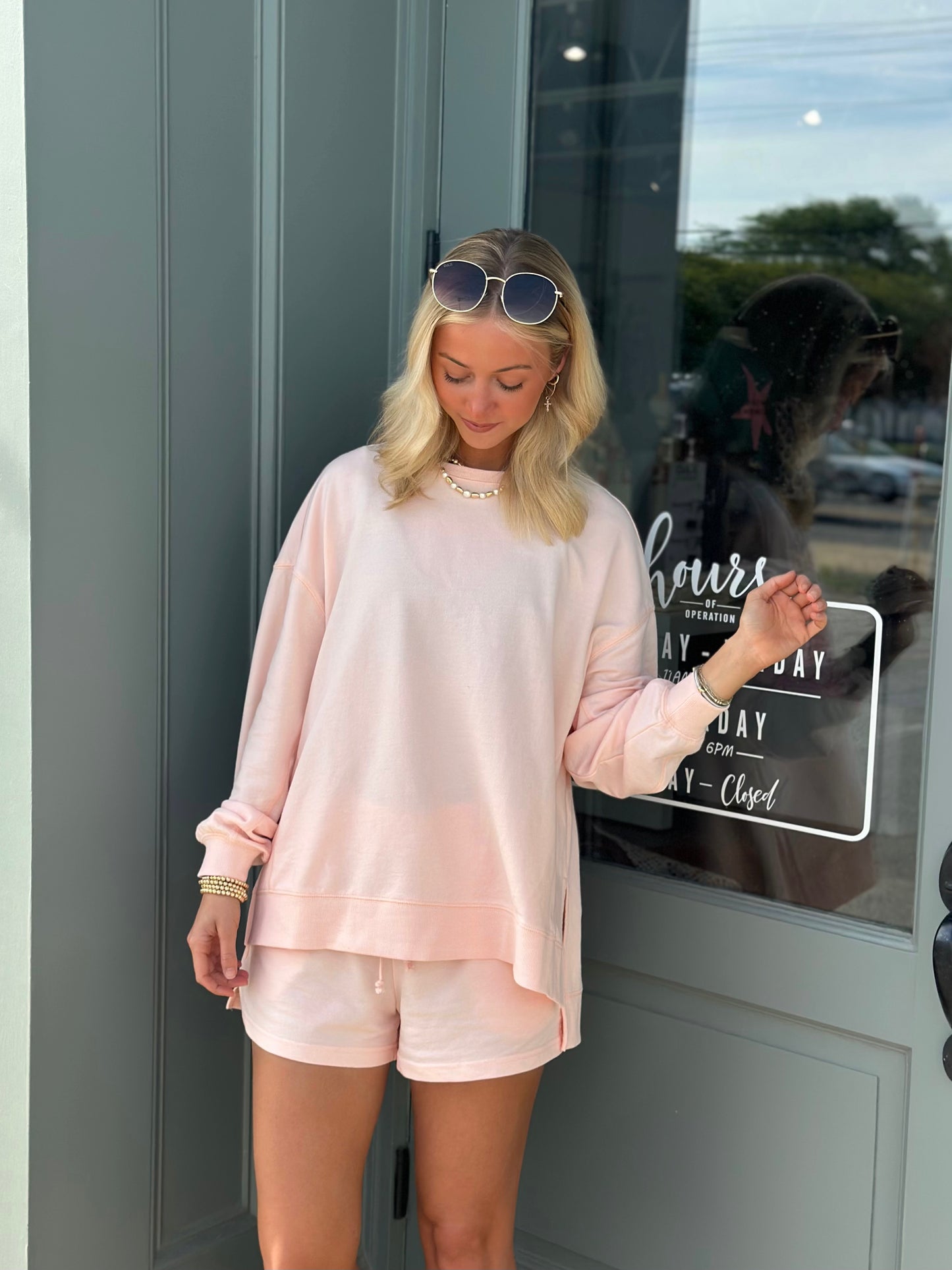 Modern Weekender top - Bellini