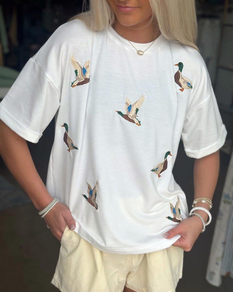 Mallard Embroidered top