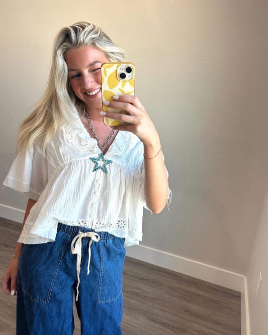 Lacie White Summer top