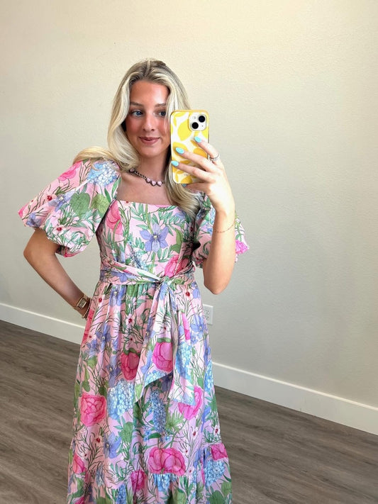 Pink Gardenia Maxi dress