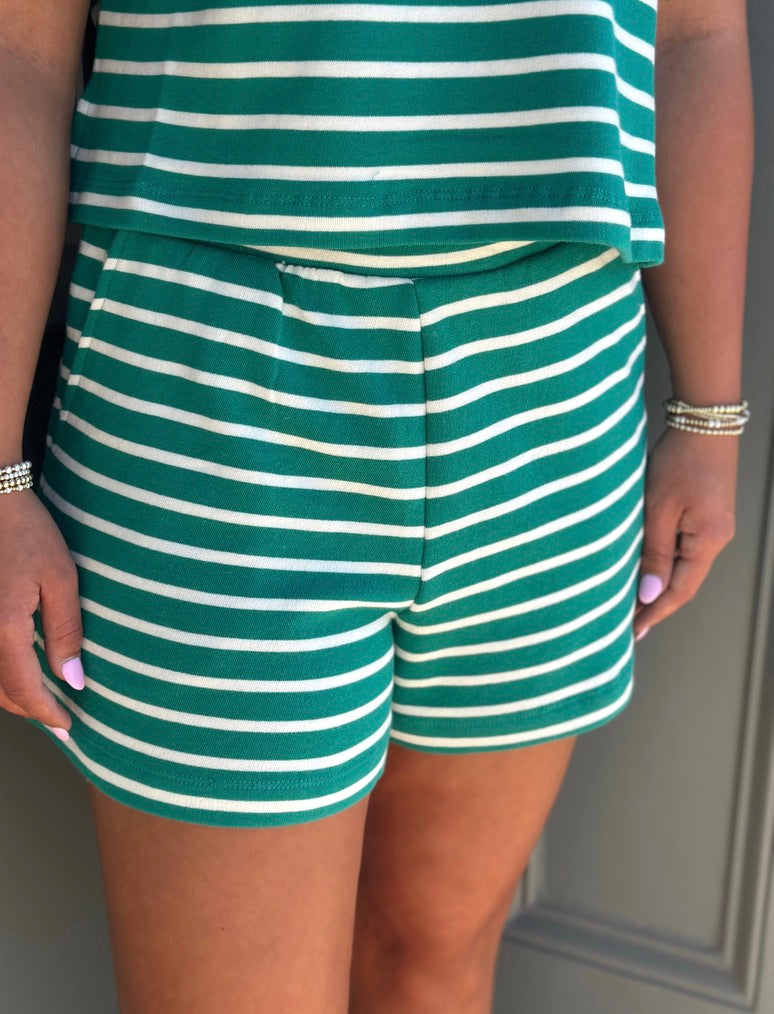 Tilly Striped short - Rainforest