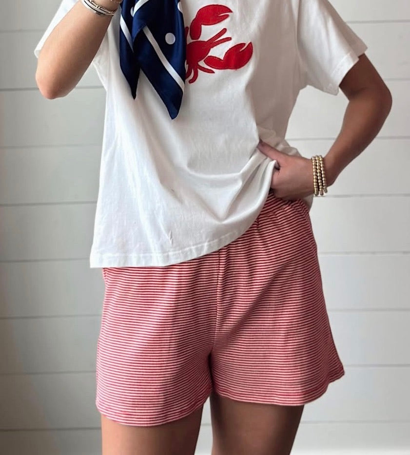 The Cherry Stripe Summer short