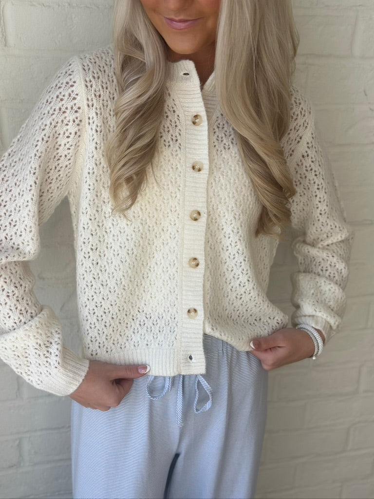 Lolly White cardigan