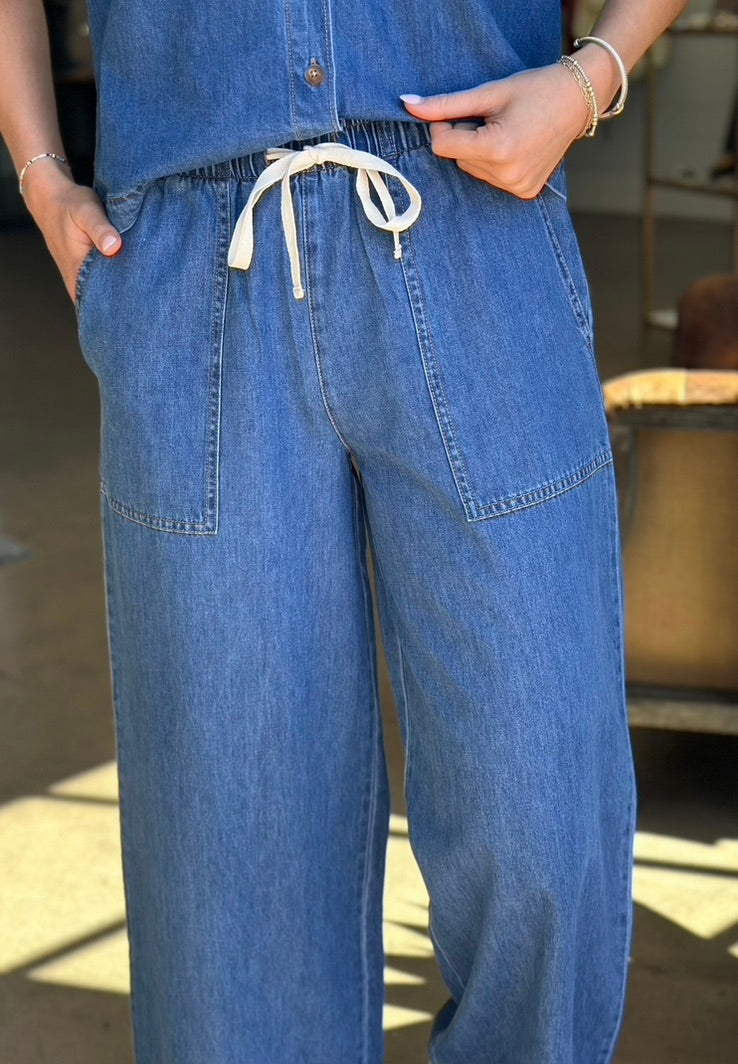 Daycation Denim Utility pant
