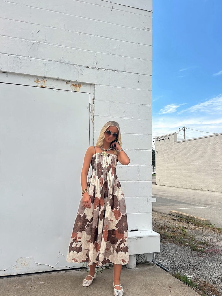 Falling Leaves Midi dress