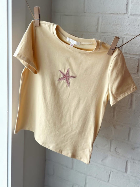 Starfish Embroidered top