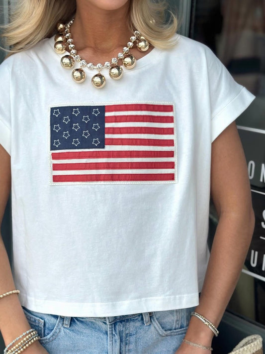 Stars and Stripes top