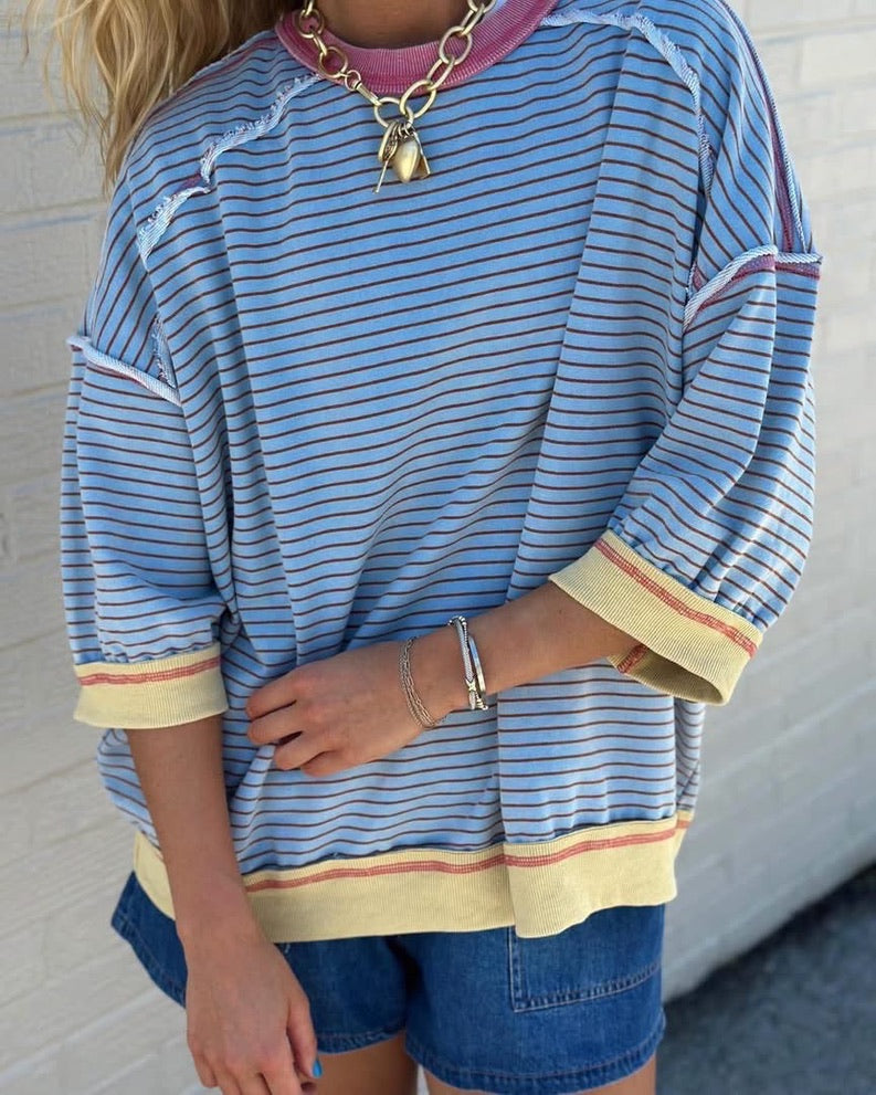 Surf's Up top - Blue