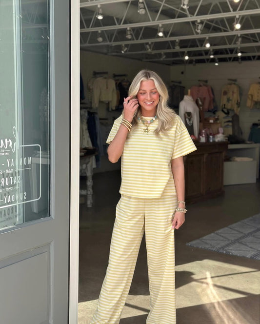 Yellow Striped set