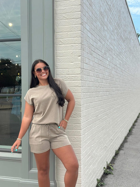 Evie Summer set - Brown