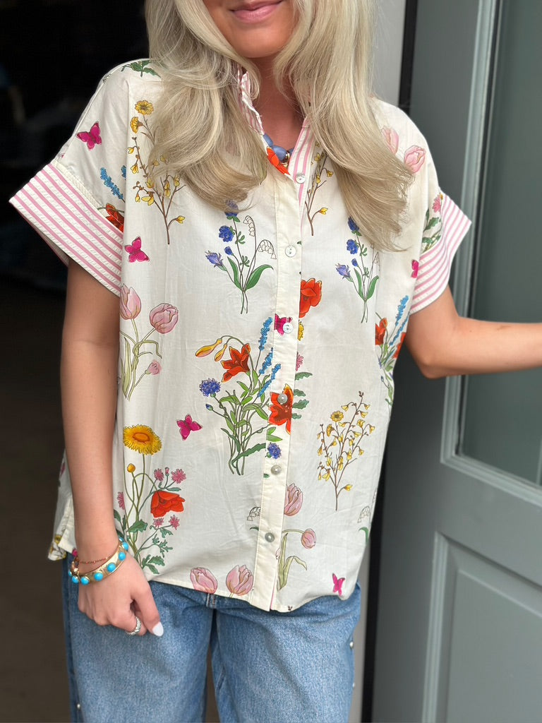 Spring Floral top
