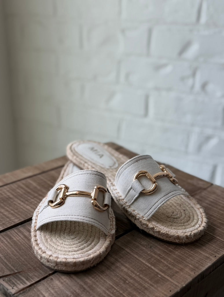 Cadiz Bone Denim Woven shoe