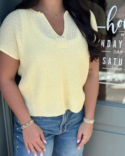 Yellow Lightweight top