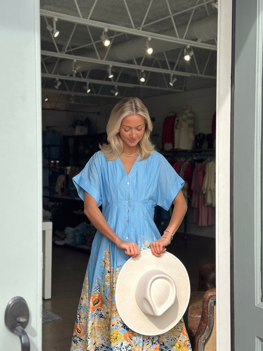 Amalfi Coast Floral Maxi dress