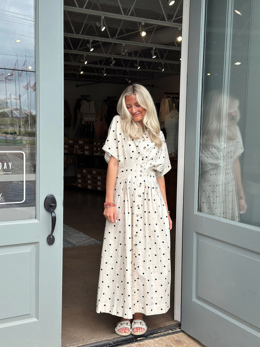 Polka Dot Dreaming Midi dress