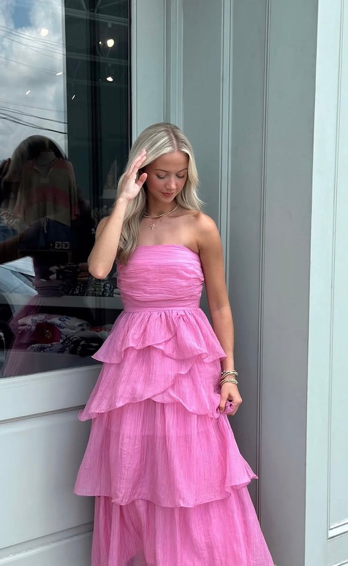 Flirty Ruffle Midi dress