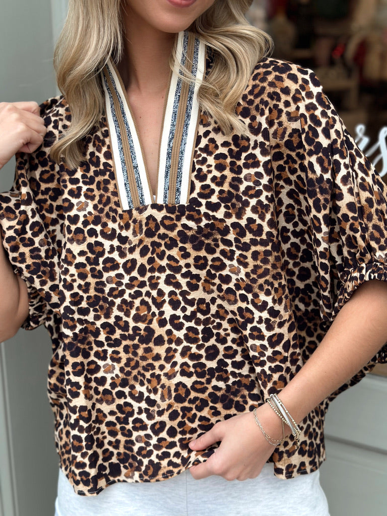 Natalie Cheetah top