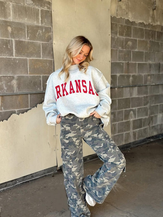 Camo High Rise Cargo pant