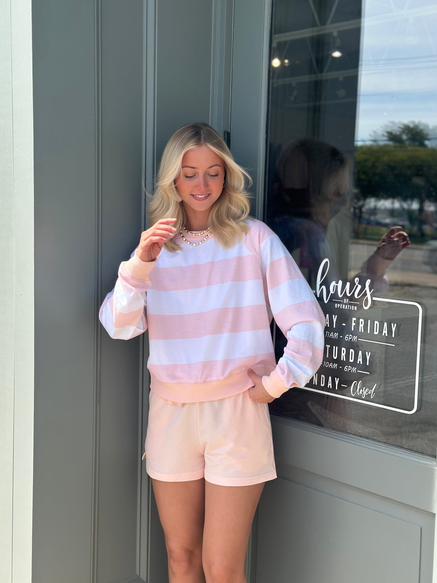 Saldana Stripe sweatshirt - Bellini