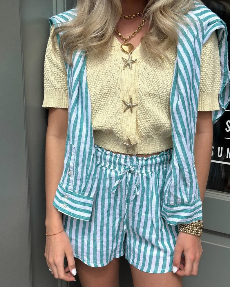 Starfish Yellow cardigan