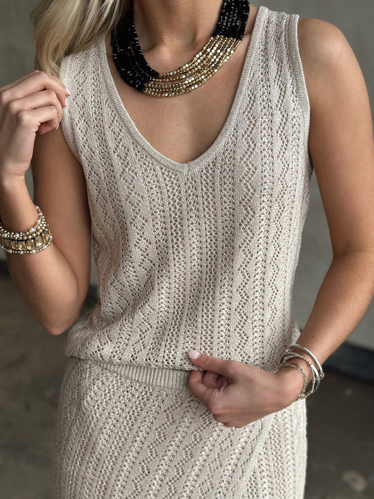 Glimmer Sweater Tank top